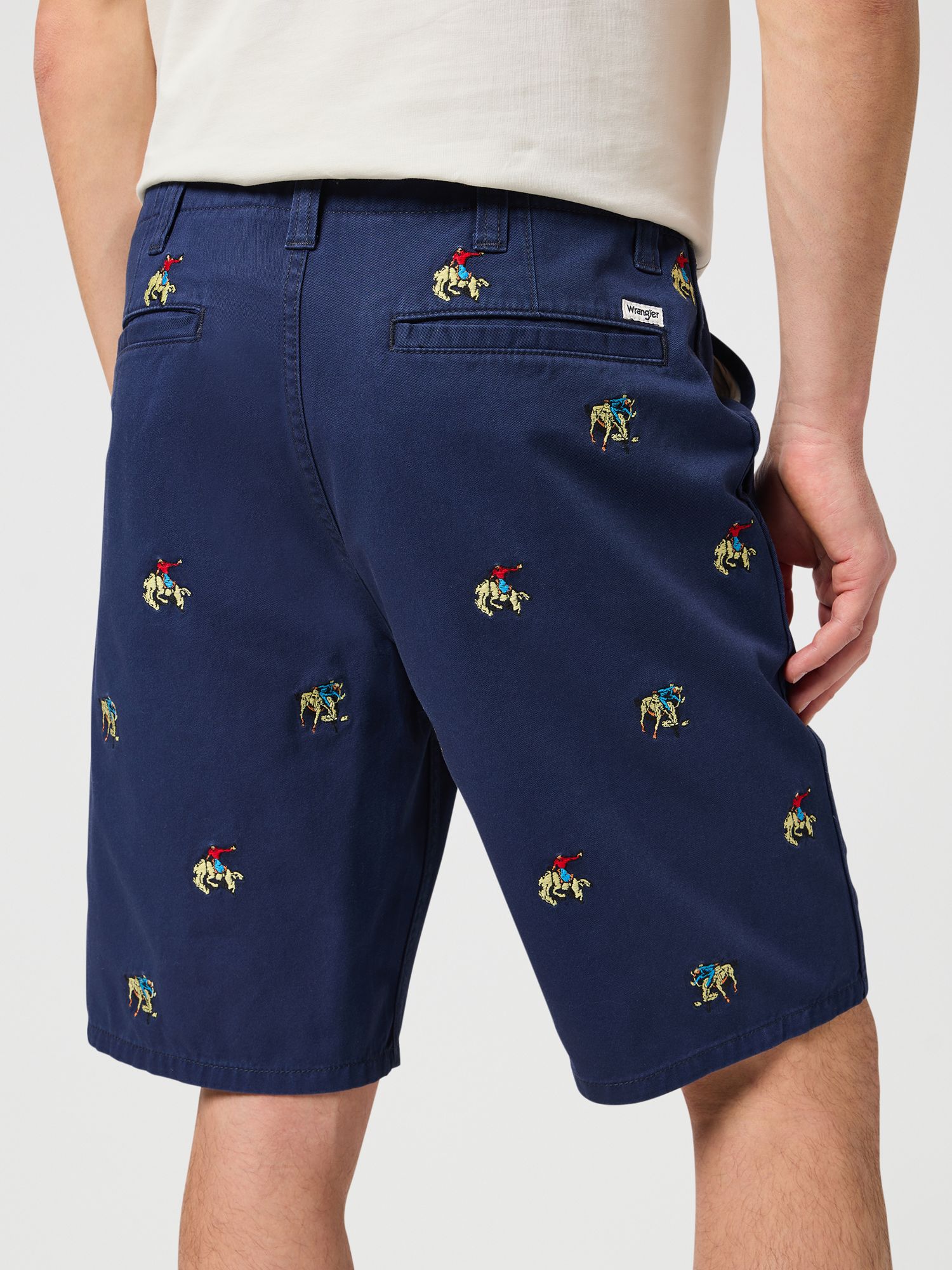 Wrangler Critter Chino Shorts, Dark Navy, 30R