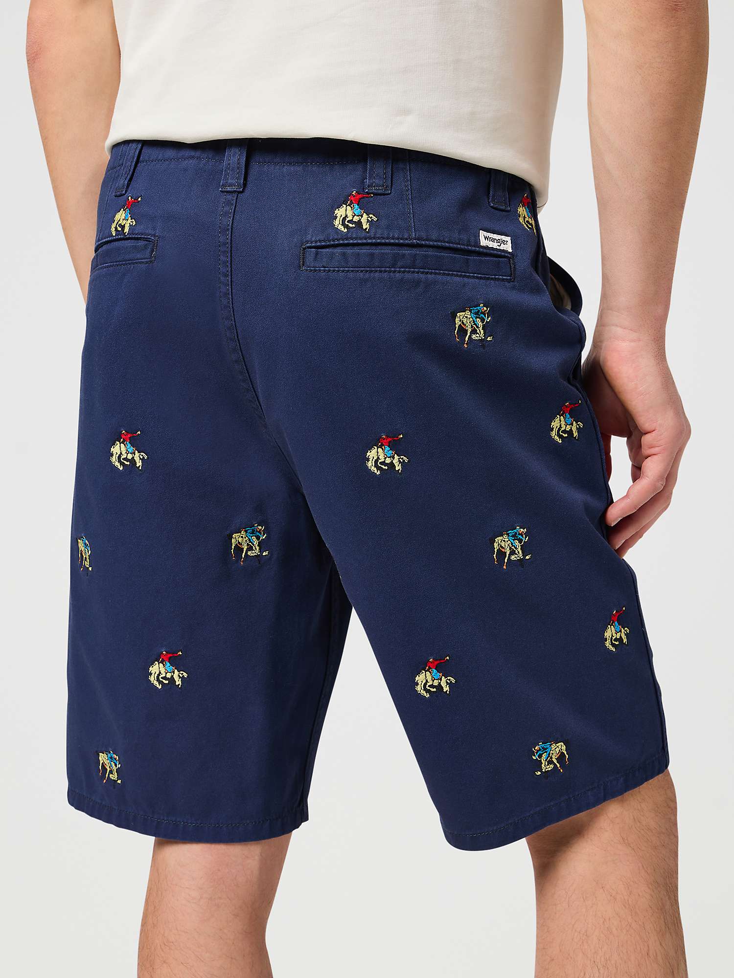 Buy Wrangler Critter Chino Shorts, Dark Navy Online at johnlewis.com