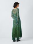 AND/OR Phoenix Crinkle Print Maxi Dress, Green/Multi