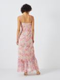 Elliatt Je Taime Floral Print Maxi Dress, Pink/Multi, Pink/Multi