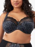 Elomi Morgan Lace Animal Print Underwired Full Cup Bra, Multi