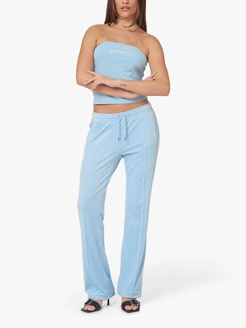 Buy Juicy Couture Diamante Embellished Velour Track Joggers Online at johnlewis.com