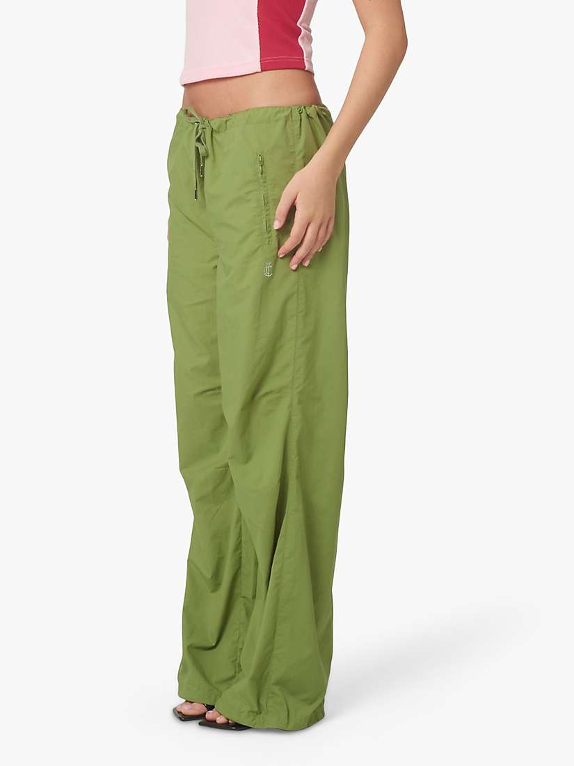 Buy Juicy Couture Ayla Parachute Trousers, Mosstone Online at johnlewis.com