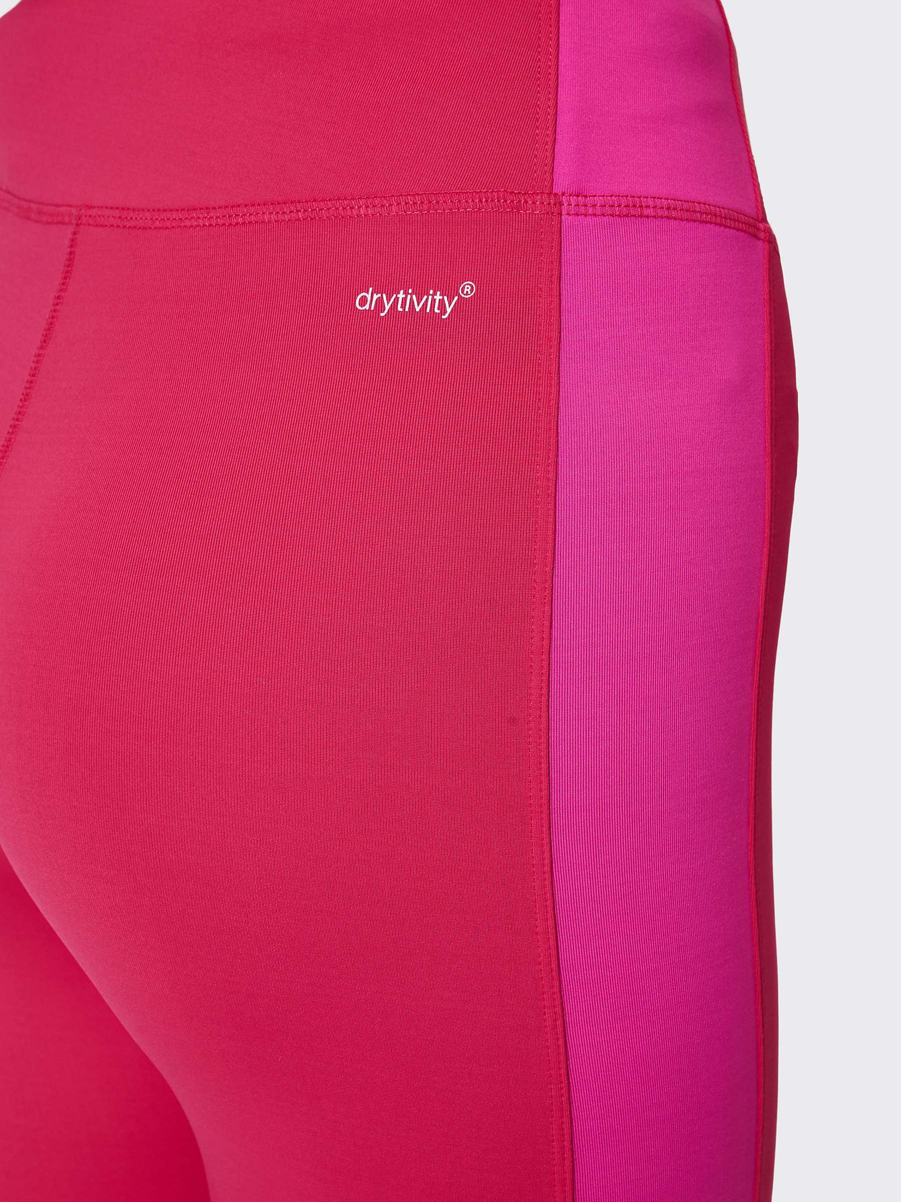 Buy Venice Beach Clifia 7/8 Sports Leggings, Ruby Red/Virtual Pink Online at johnlewis.com