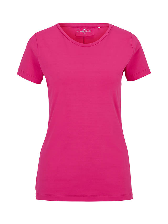 Venice Beach Deanna Slim Fit Sports T-Shirt, Virtual Pink