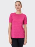 Venice Beach Sia Melange Relaxed Fit Sports T-Shirt, Virtual Pink