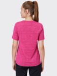 Venice Beach Sia Melange Relaxed Fit Sports T-Shirt, Virtual Pink