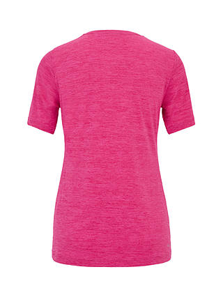 Venice Beach Sia Melange Relaxed Fit Sports T-Shirt, Virtual Pink
