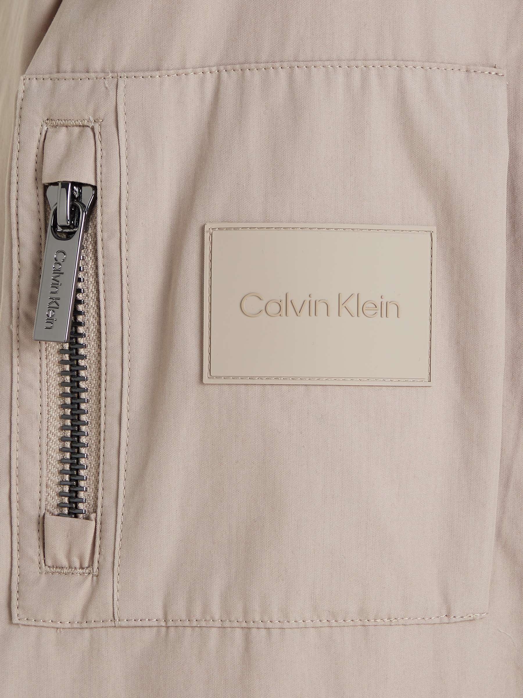 Buy Calvin Klein Organic Cotton Blend Bomber Jacket, Atmosphere Online at johnlewis.com
