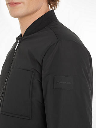 Calvin Klein Super Lightweight Bomber Jacket, Black