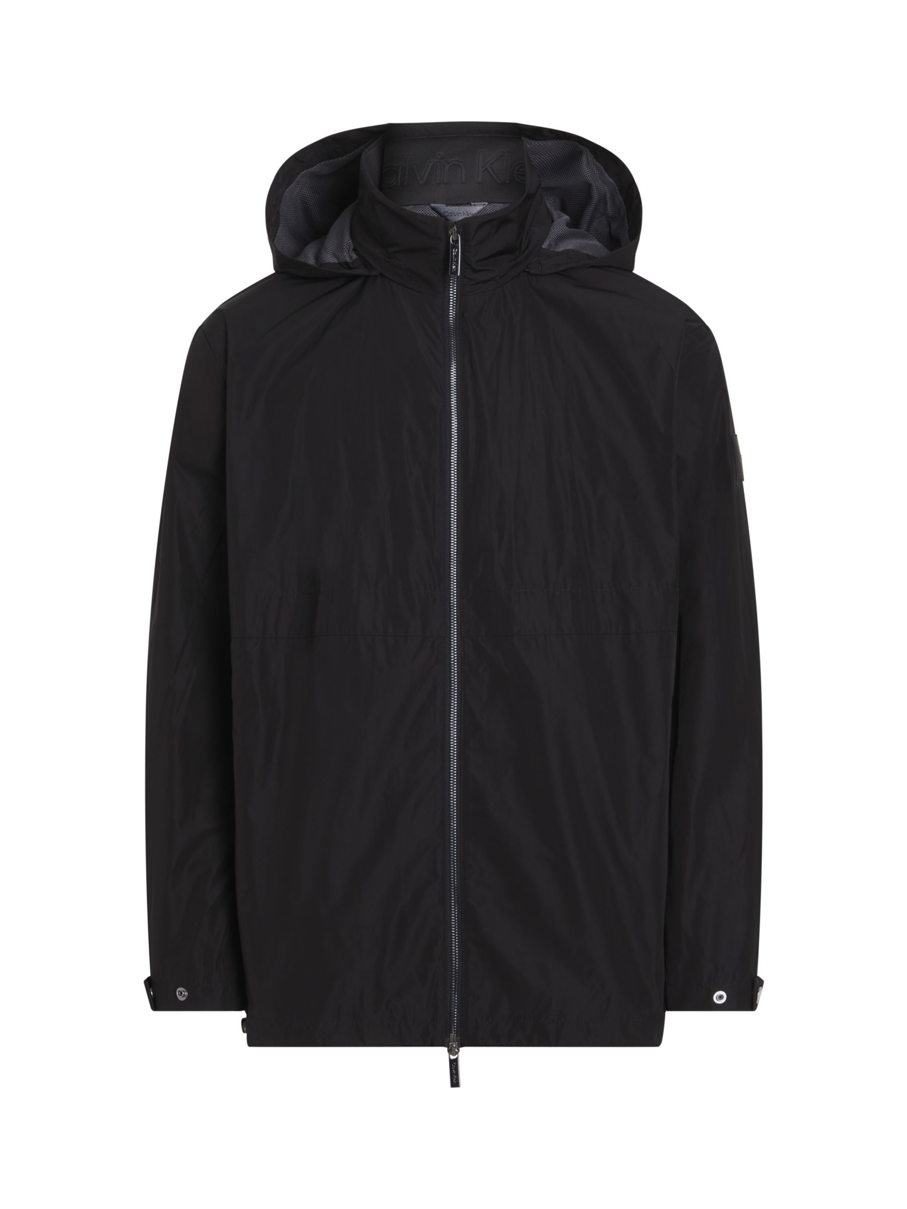 Calvin Klein Modern Hooded Windbreaker Jacket, Ck Black, L