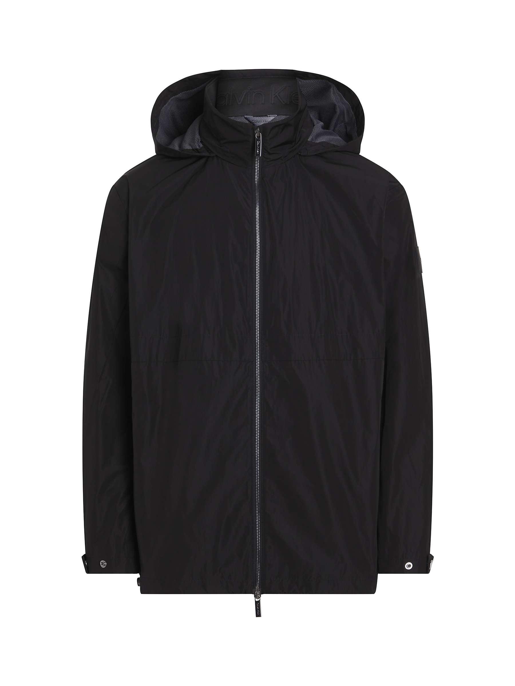 Buy Calvin Klein Modern Hooded Windbreaker Jacket, Ck Black Online at johnlewis.com
