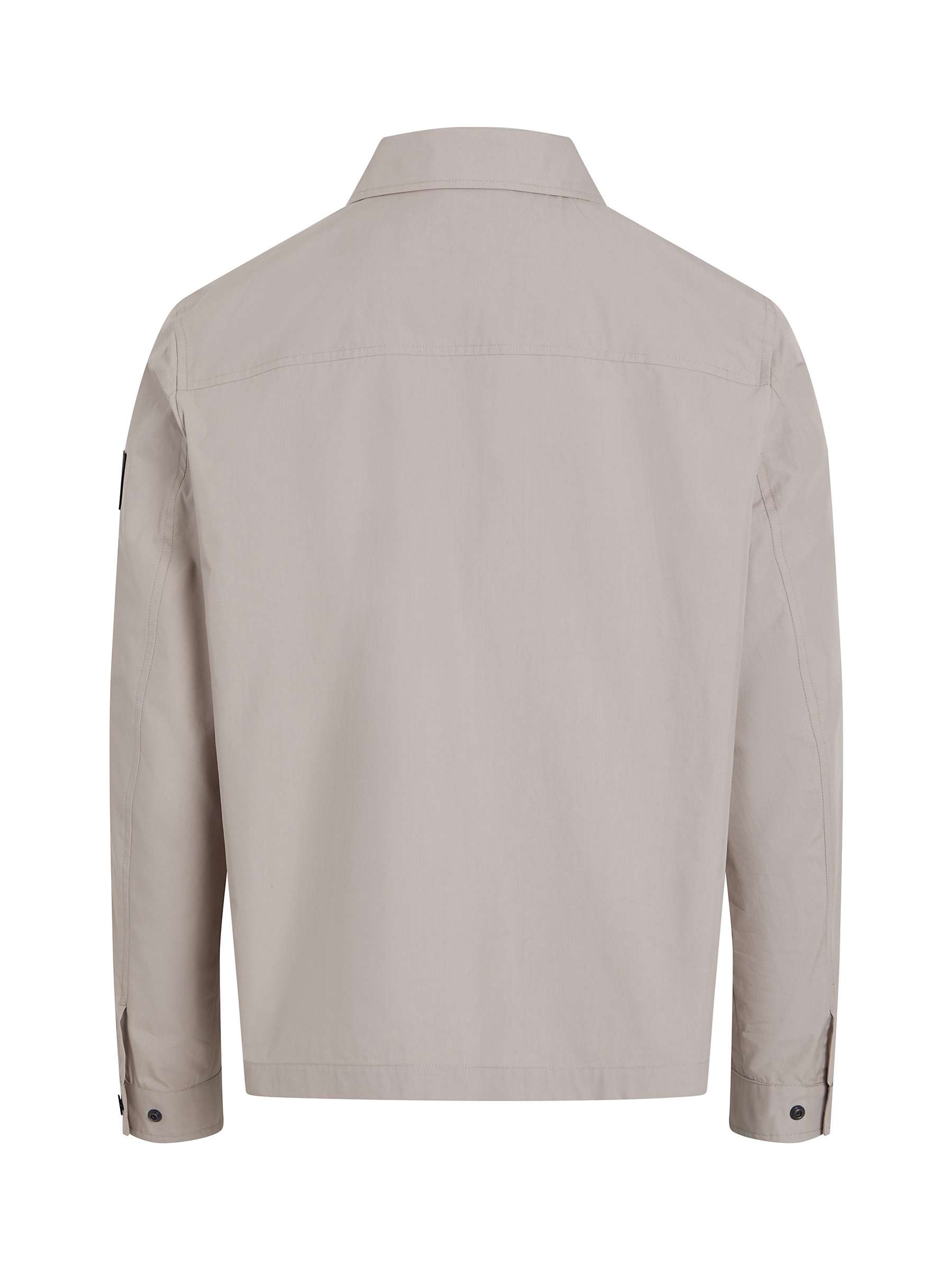 Buy Calvin Klein Recycled Light Shirt Jacket, Grey Online at johnlewis.com