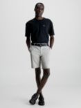 Calvin Klein Modern Twill Minimal Slim Fit Belted Shorts