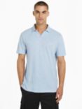 Calvin Klein Organic Cotton Short Sleeve Polo Shirt, Kentucky Blue