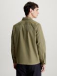 Calvin Klein Cotton Overshirt, Delta Green