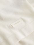Calvin Klein Silk Blend Knitted Short Sleeve T-Shirt, Egret