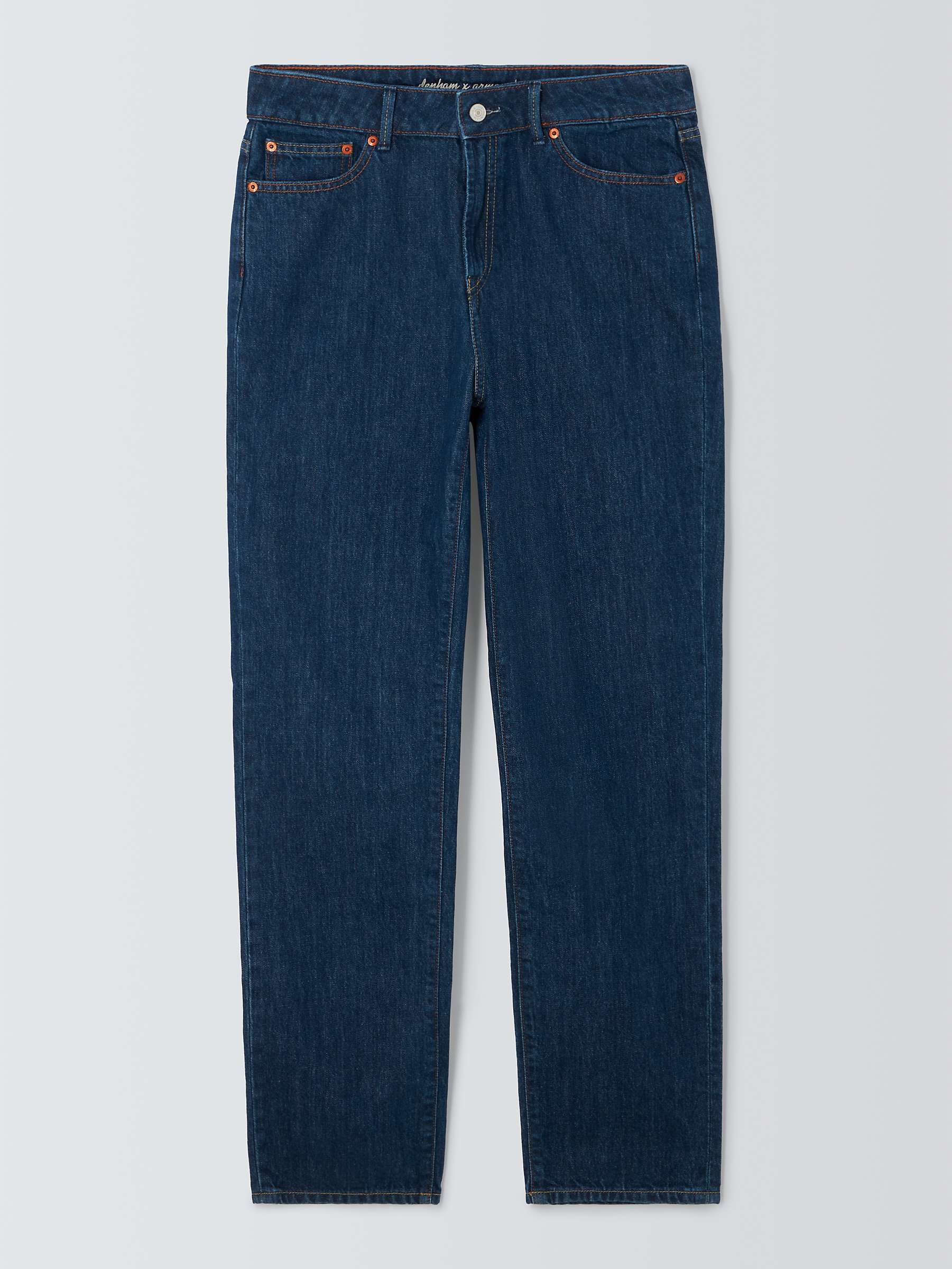 Buy Armor Lux Straight Leg Jeans, Blue Online at johnlewis.com