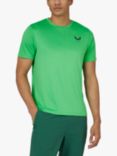 Castore Engineered Knit Training T Shirt, Lime
