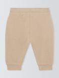 John Lewis ANYDAY Baby Flower Cotton Joggers, Neutral