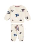 Tommy Hilfiger Baby Scatter Letter Print Sweatshirt & Joggers Set, Calico