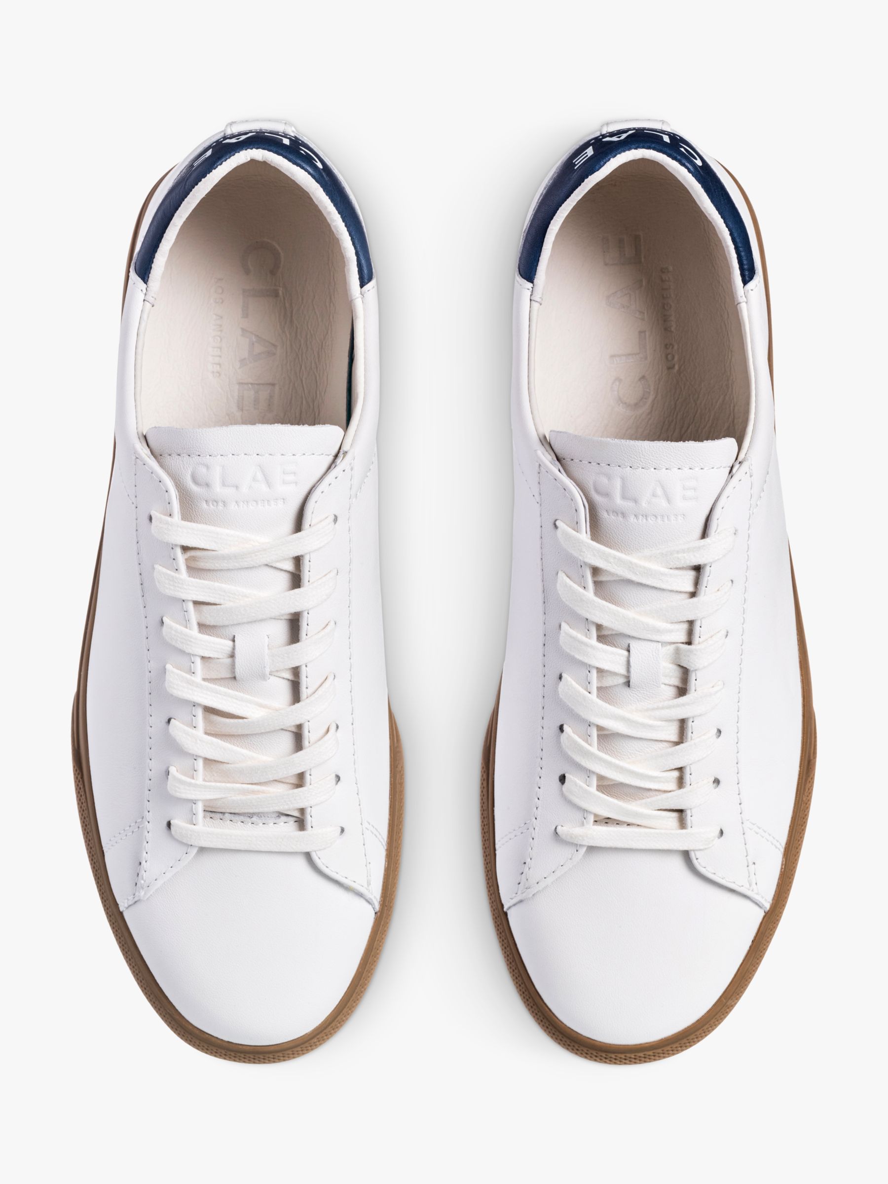 Buy CLAE Bradley Venice Leather Lace Up Trainers Online at johnlewis.com