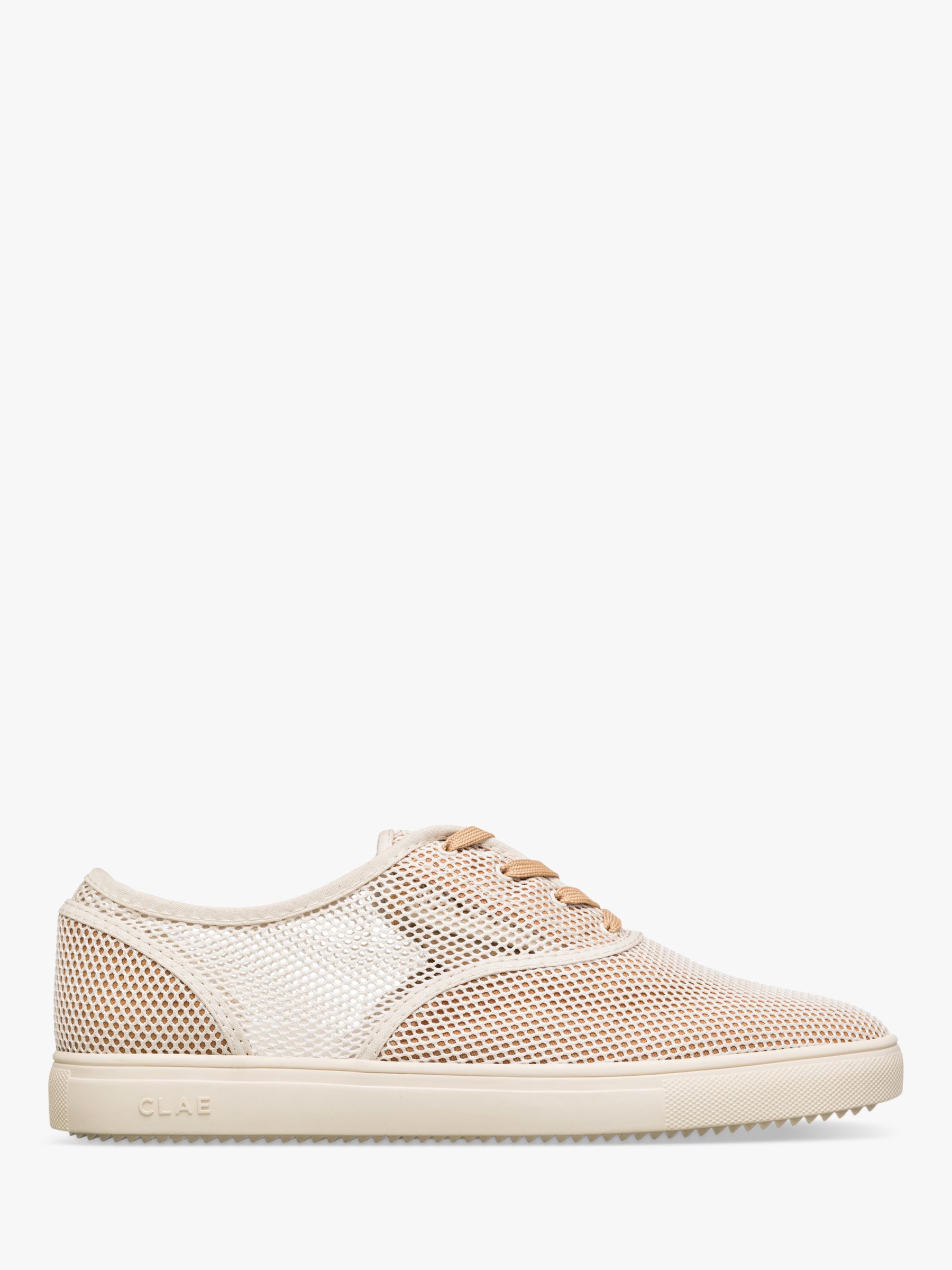 CLAE Bruce Knit Trainers, Off White, 9
