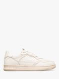 CLAE Haywood Leather Lace Up Trainers, Off White