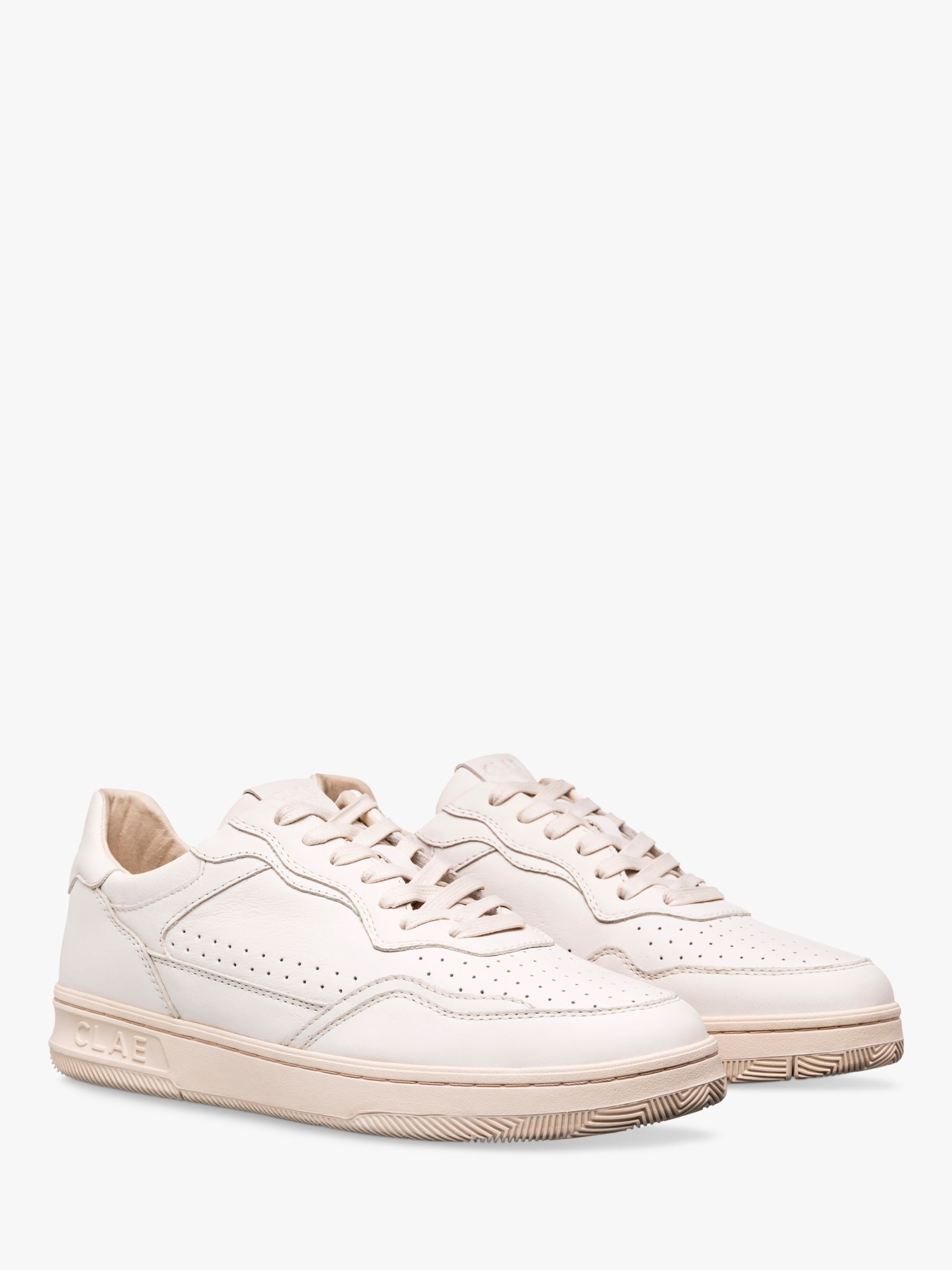 Buy CLAE Haywood Leather Lace Up Trainers Online at johnlewis.com
