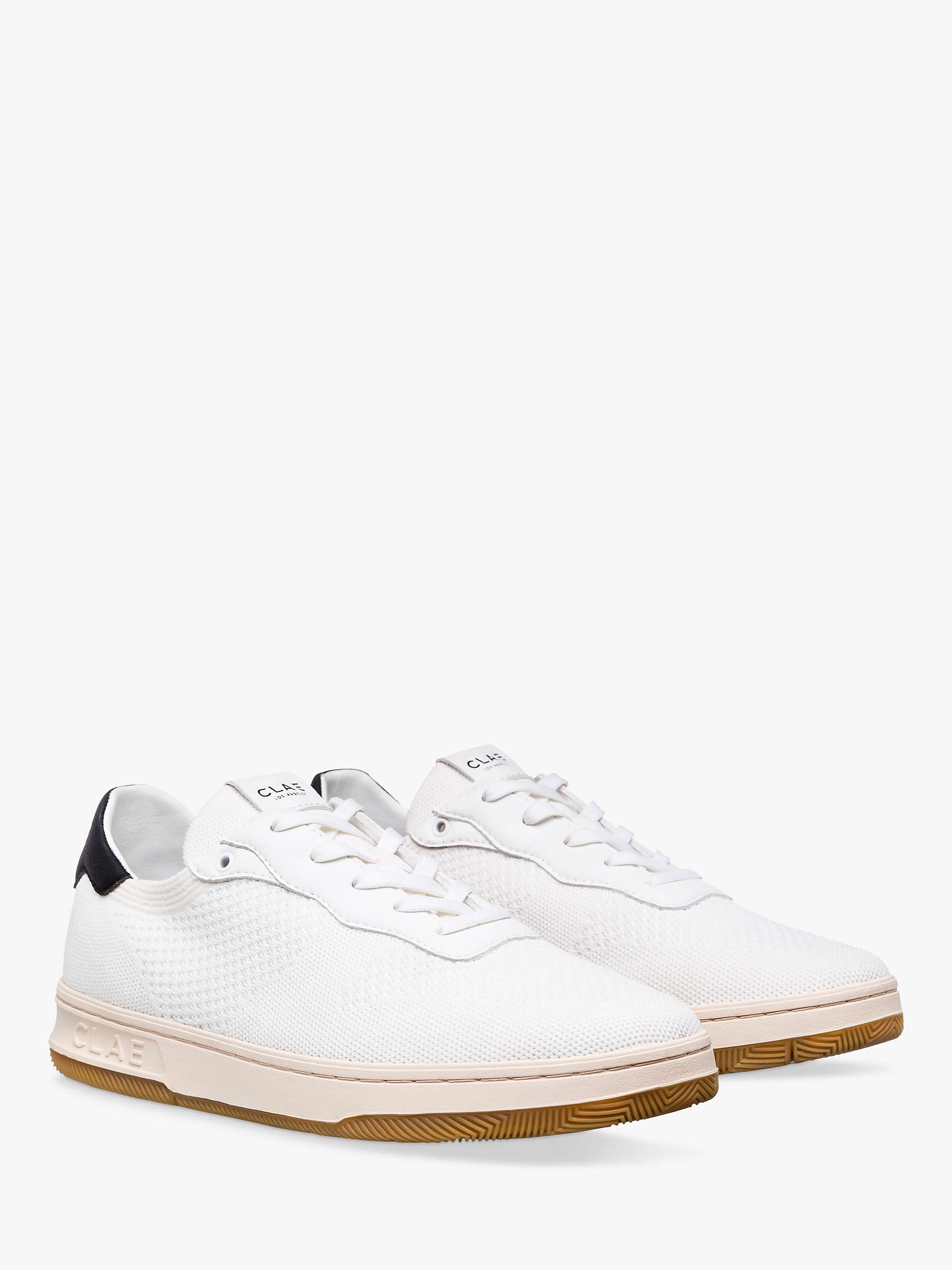 Buy CLAE Malone Knitted Lace Up Trainers Online at johnlewis.com