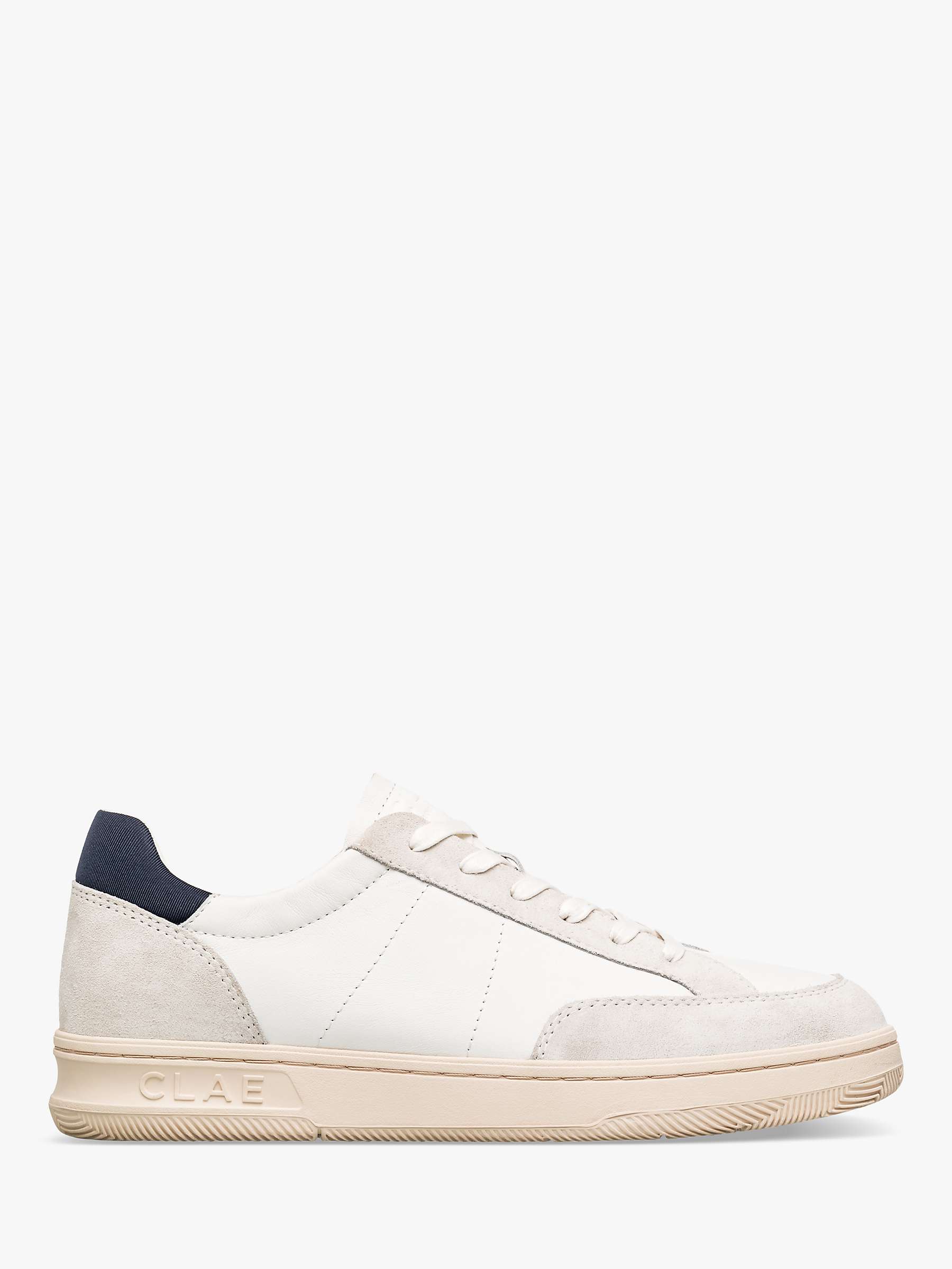 Buy CLAE Monroe Leather Lace Up Trainers Online at johnlewis.com