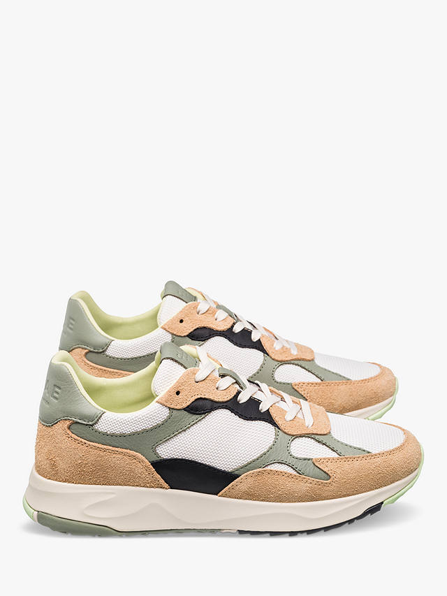 CLAE Zuma Suede Lace Up Trainers, Starfish