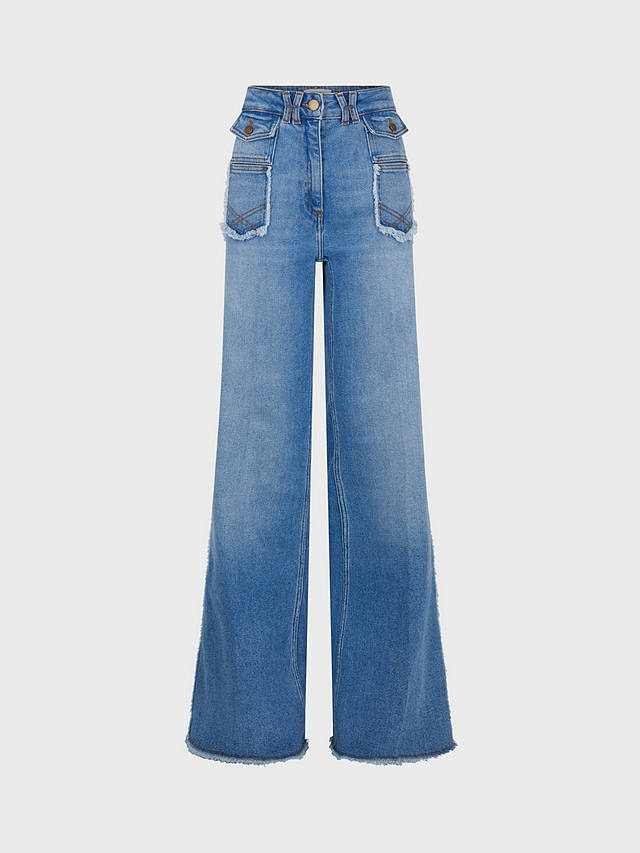 Gerard Darel Anna Cotton Blend Jeans, Blue