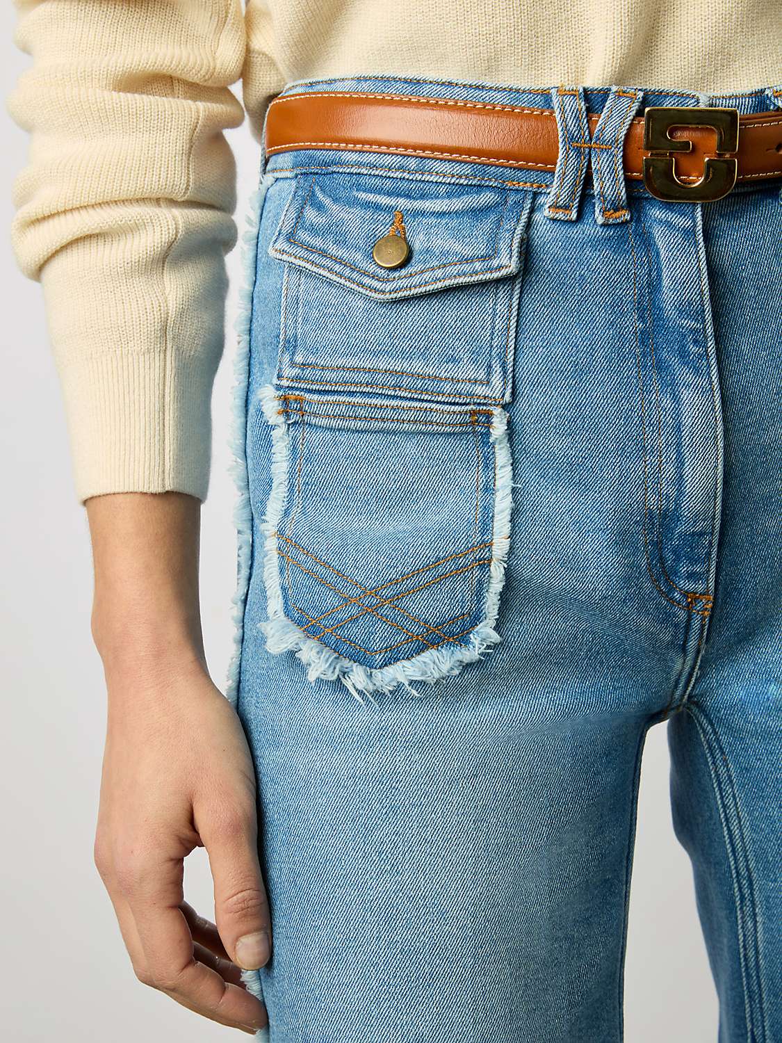 Buy Gerard Darel Anna Cotton Blend Jeans Online at johnlewis.com