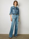 Gerard Darel Aimee Denim Shirt, Blue