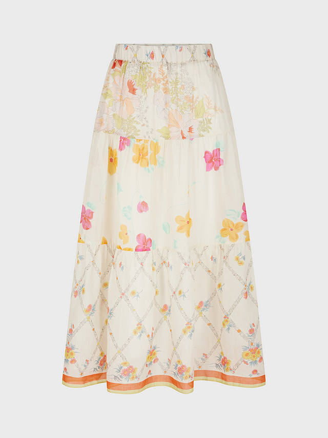 Gerard Darel Brooke Floral Midi Skirt, Multi