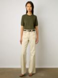 Gerard Darel Lysea Merino Wool Top, Khaki