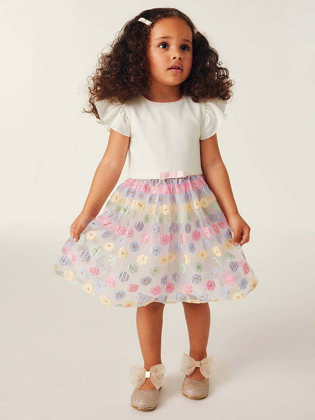 Ted Baker Baby Floral Organza Dress, Multi