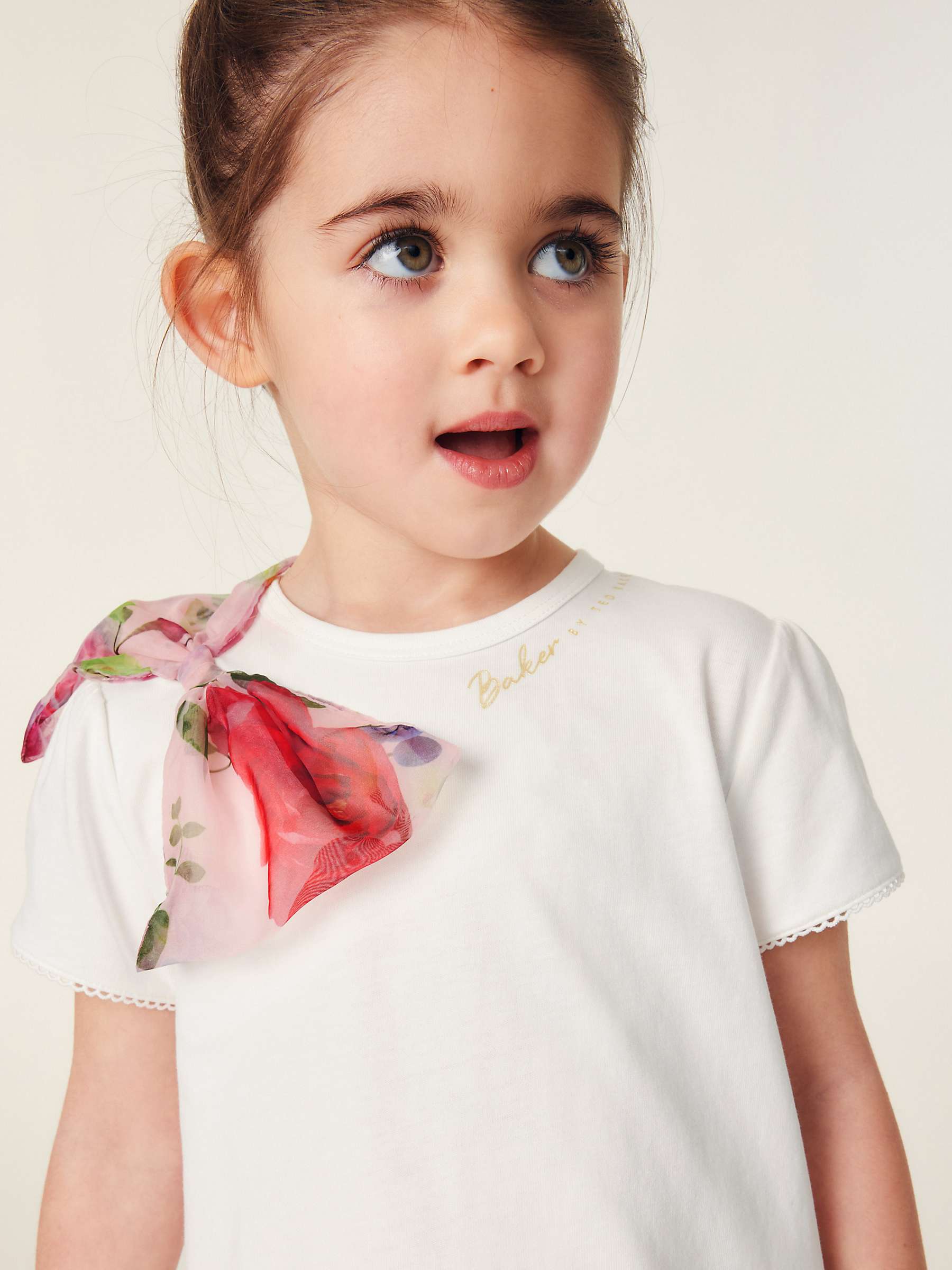 Buy Ted Baker Baby Floral Bow T-Shirt & Leggings Set, Pink/Multi Online at johnlewis.com