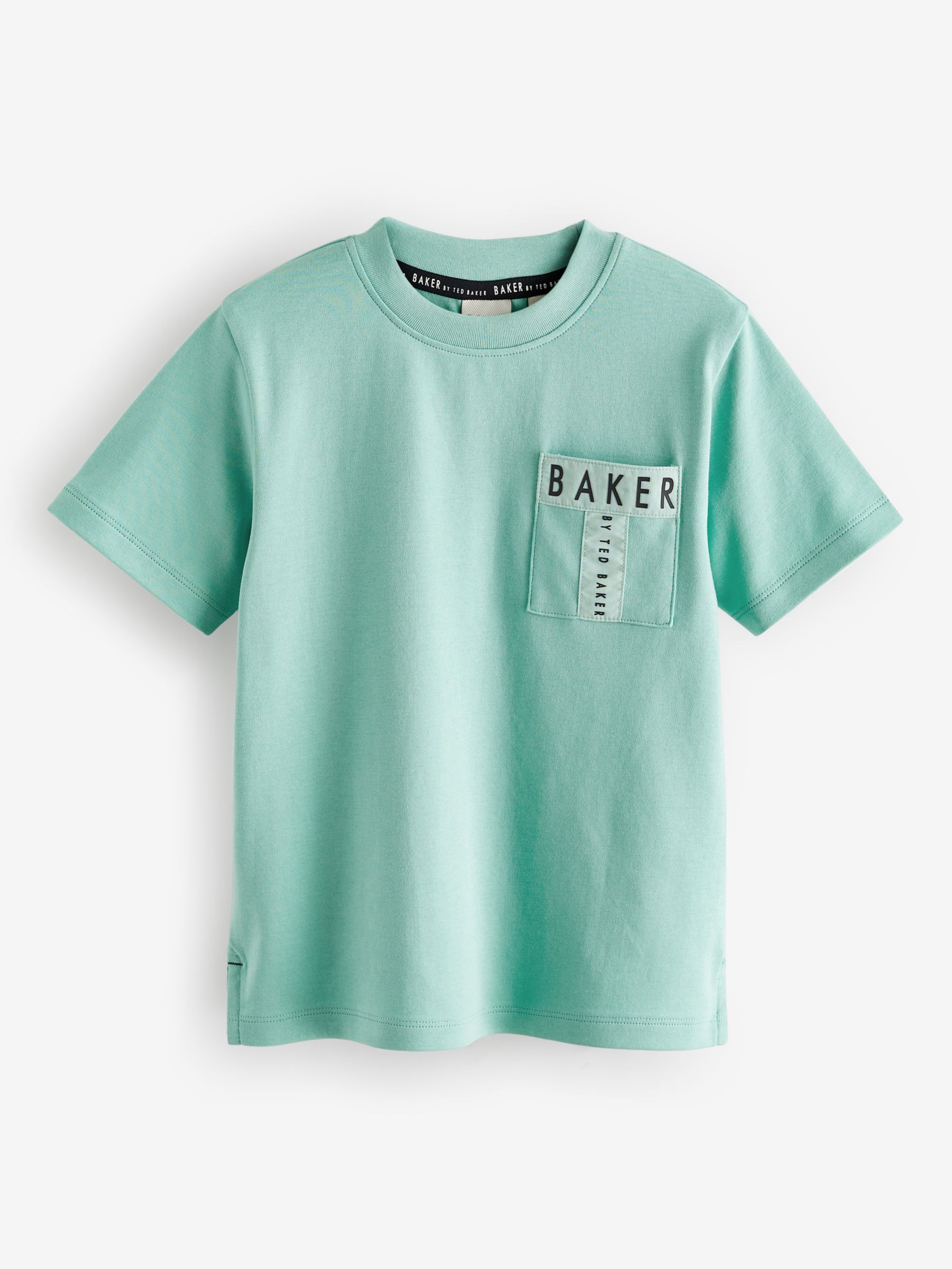 Ted Baker Kids' Logo Pocket T-Shirt, Green, 8 years