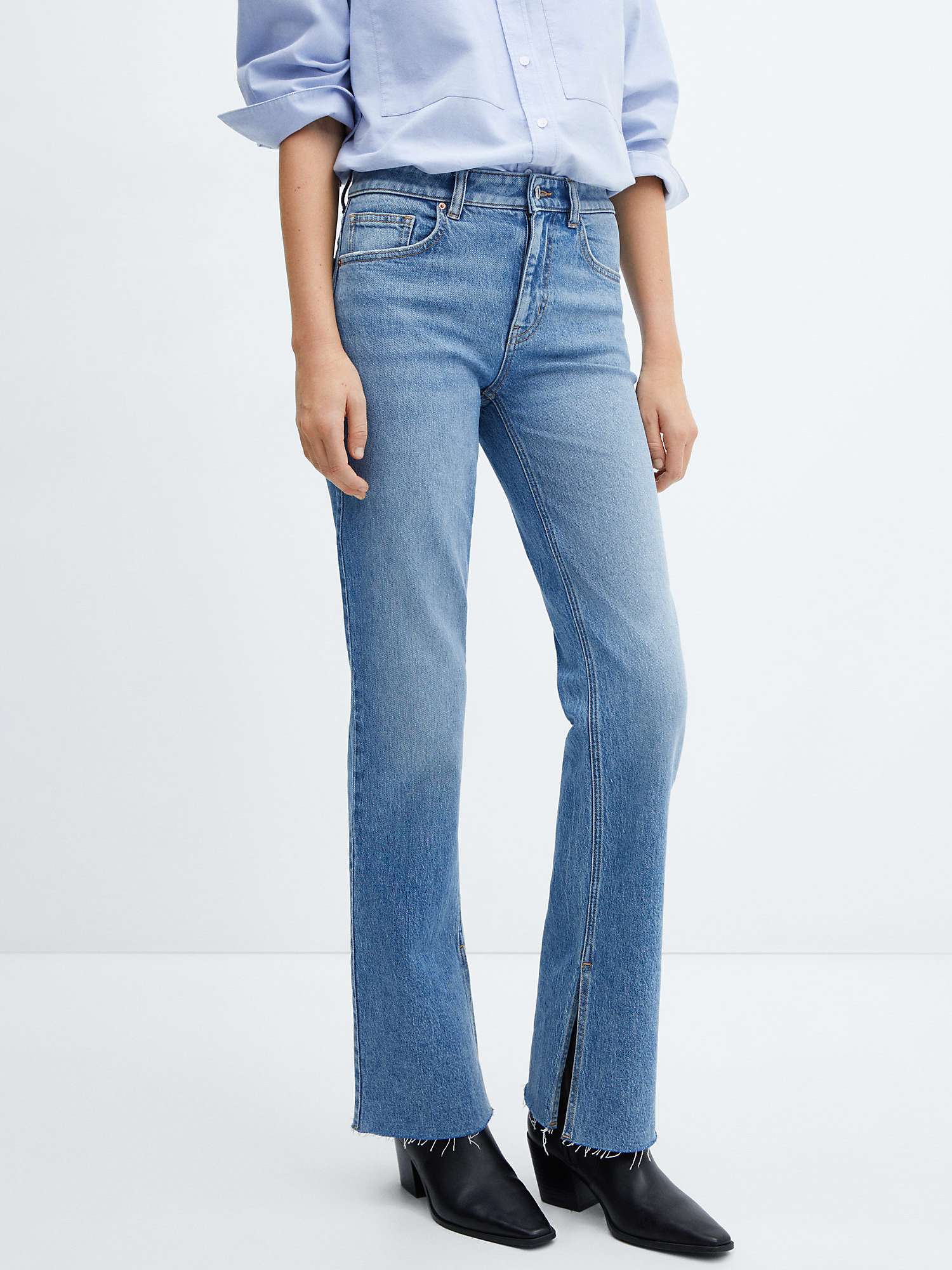 Buy Mango Elle Flared Jeans Online at johnlewis.com