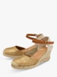 Ravel Enyo Wedge Espadrille Sandals, Gold