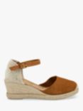 Ravel Rhea Suede Wedge Espadrille Sandals, Tan