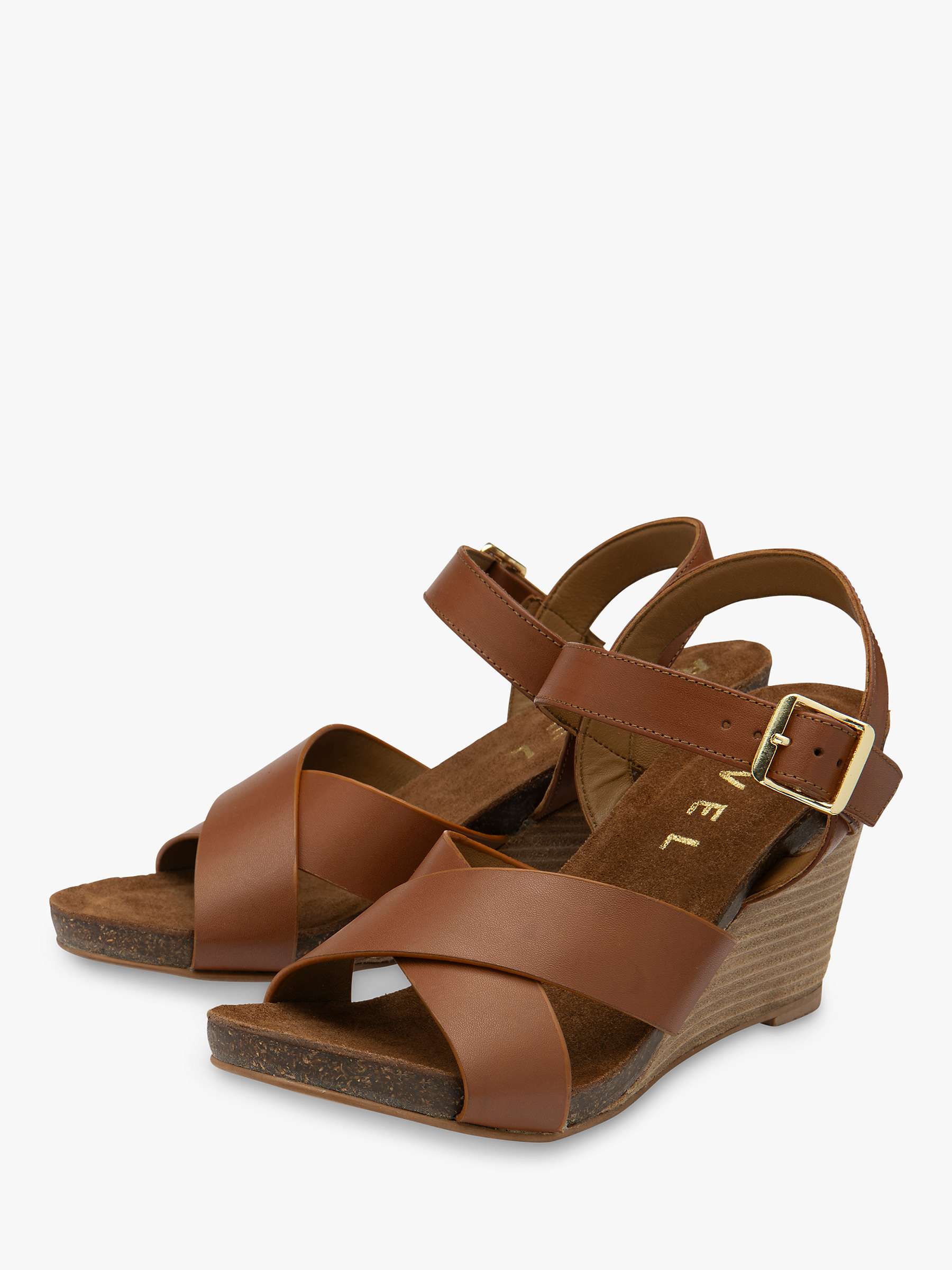 Buy Ravel Kelty Leather Wedge Sandals Online at johnlewis.com
