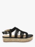 Ravel Medway Flatform Sandals, Black