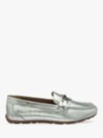 Ravel Dutton Leather Loafers, Silver