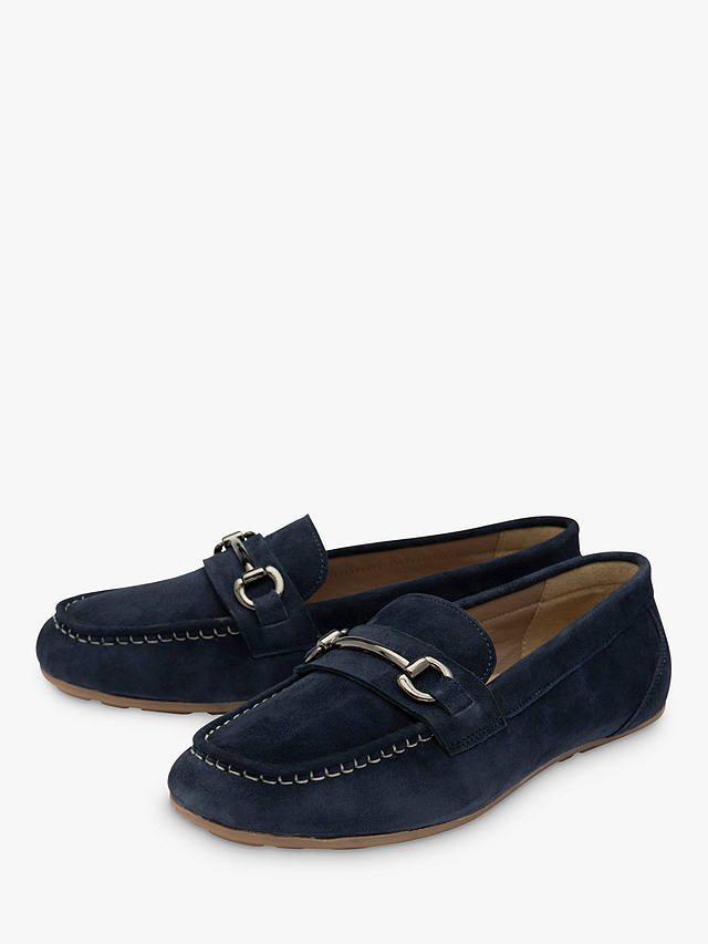 Ravel Dutton Suede Loafers, Navy