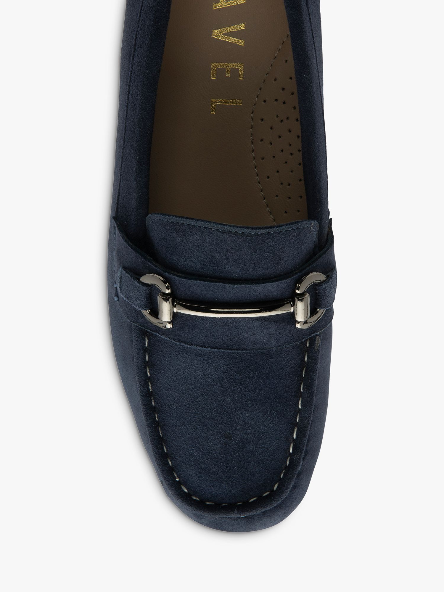 Ravel Dutton Suede Loafers, Navy, 6