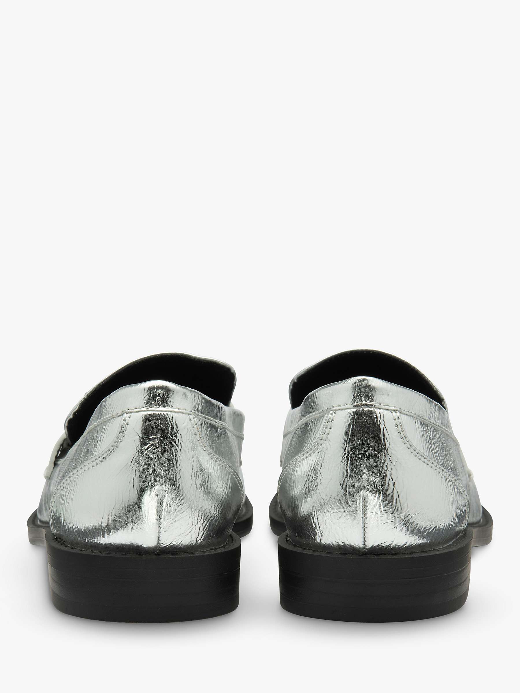 Buy Ravel Tavy Loafers, Silver Online at johnlewis.com