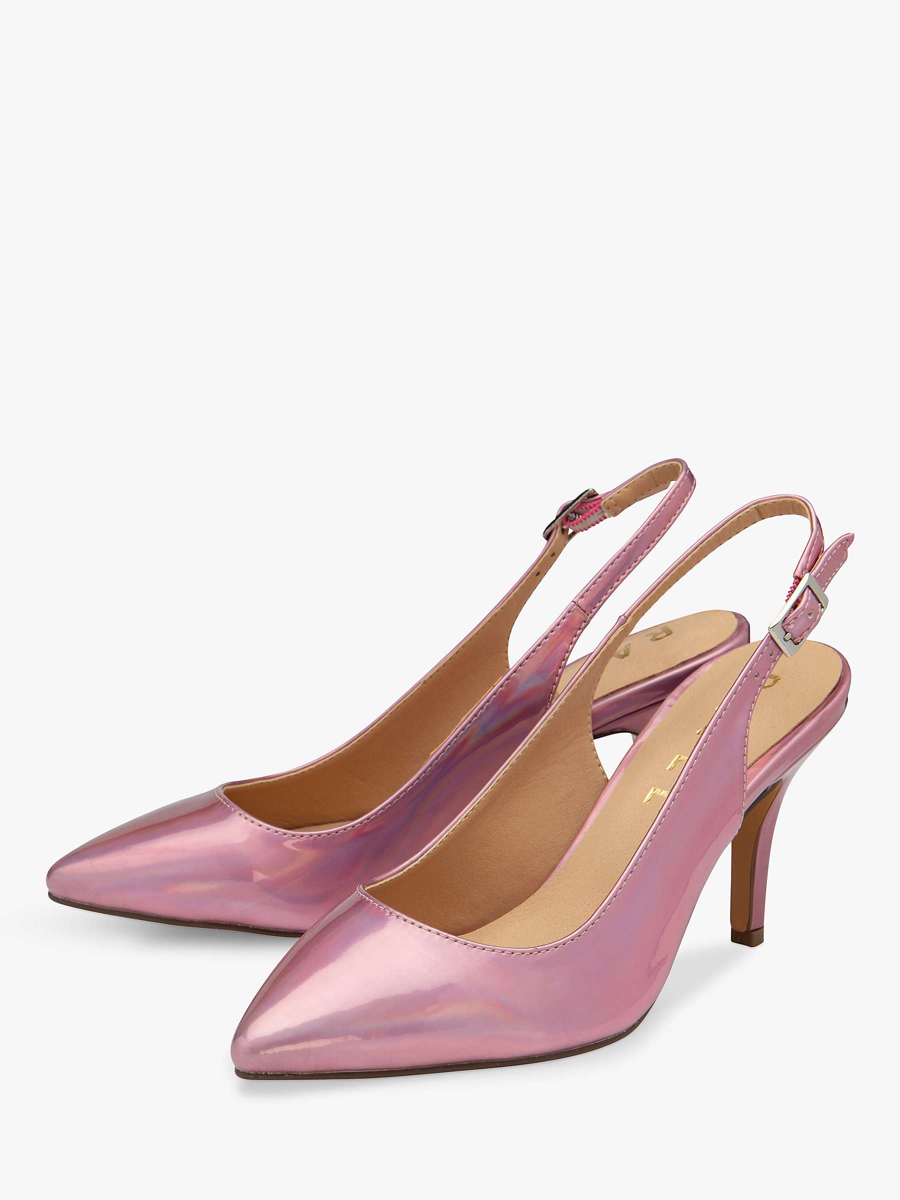 Buy Ravel Kavan Iridescent Stiletto Heel Slingback Court Shoes Online at johnlewis.com
